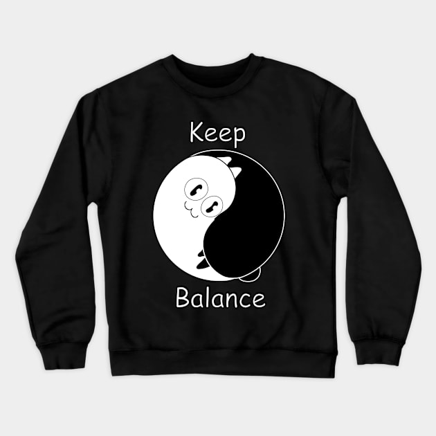 Keep balance Crewneck Sweatshirt by Heddoresu